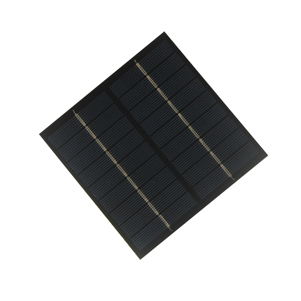 BUHESHUI Polycrystalline 2W 9V Mini Solar Panel Cell  Module Solar Charger For 6V-9V Battery 115x115mm 5pcs/Lot