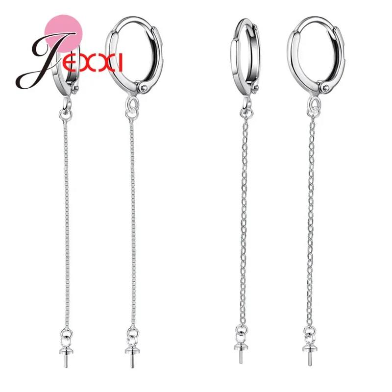Hurtownia 925 Sterling Silver DIY komponenty do biżuterii linia uszu kolczyki akcesoria dla kobiet DIY tworzenia biżuterii