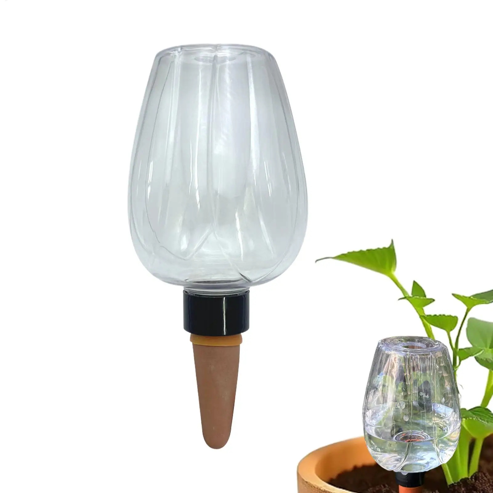 1PC Automatic Drip Irrigation Waterer 350ml Plastic  Plant Watering Globes Self Watering Supplies Planter Insert Water Devices