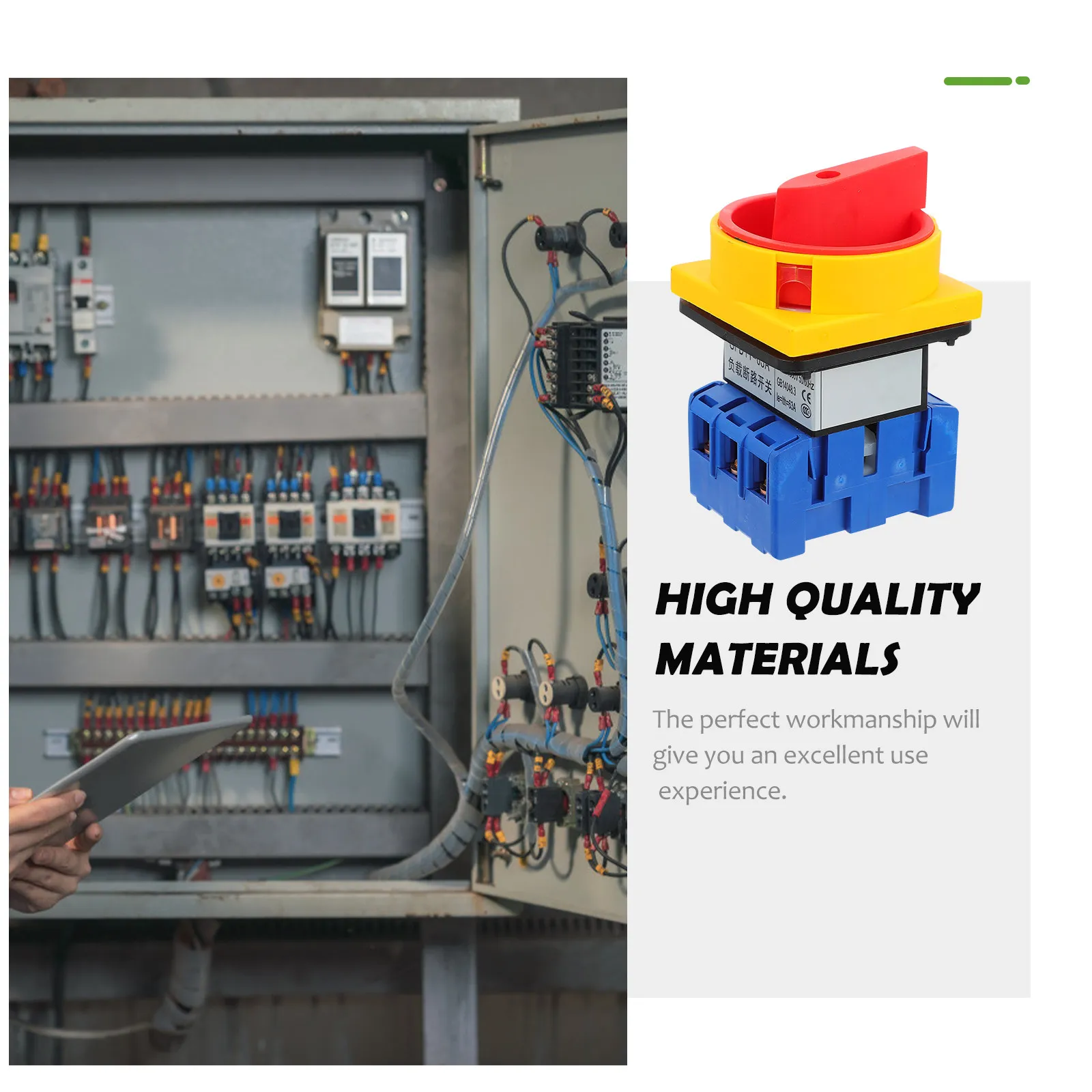 Picture 3: Universal 3 Poles Plastic Rotary on-Off Changeover Switch Power Circuit Breaker for Ac Ventilation Pump Changeover
