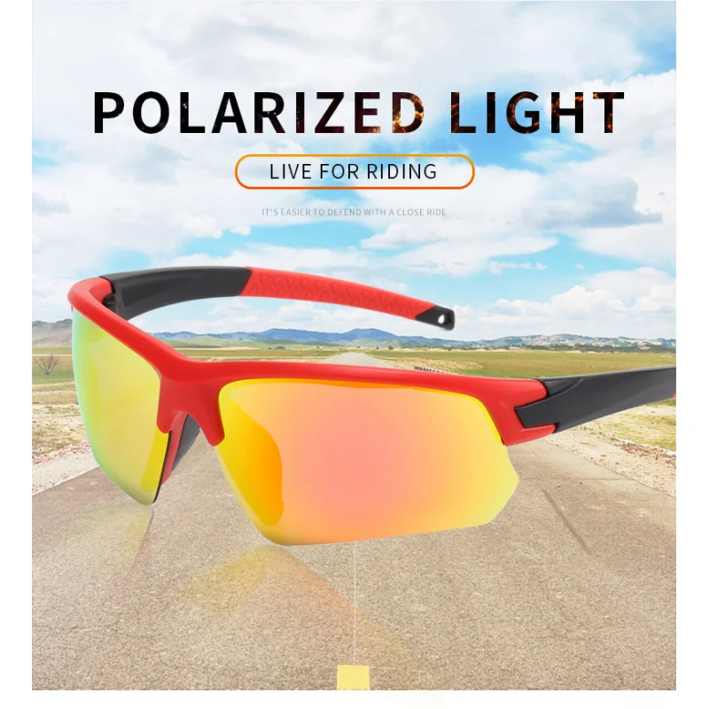 8312 Outdoor Sports Glasses for Riding New Color Changing Sunglasses Men's and Women's Colorful Polarized Sunglasses