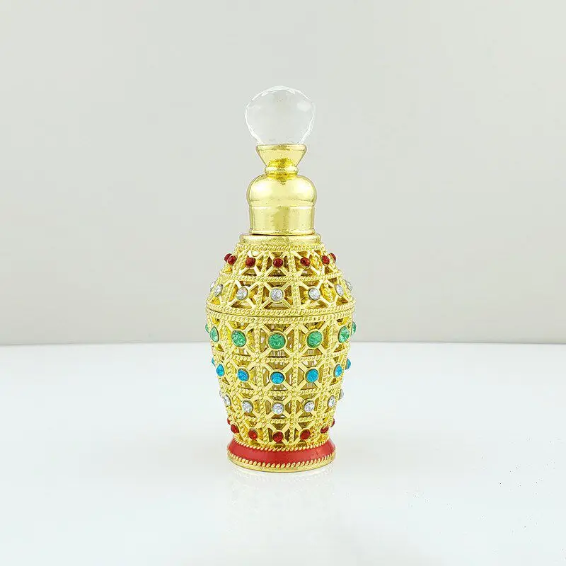 Perfume bottle Egyptian characteristic flavor bottle retro essential oil glass sub-bottle empty ornament spot
