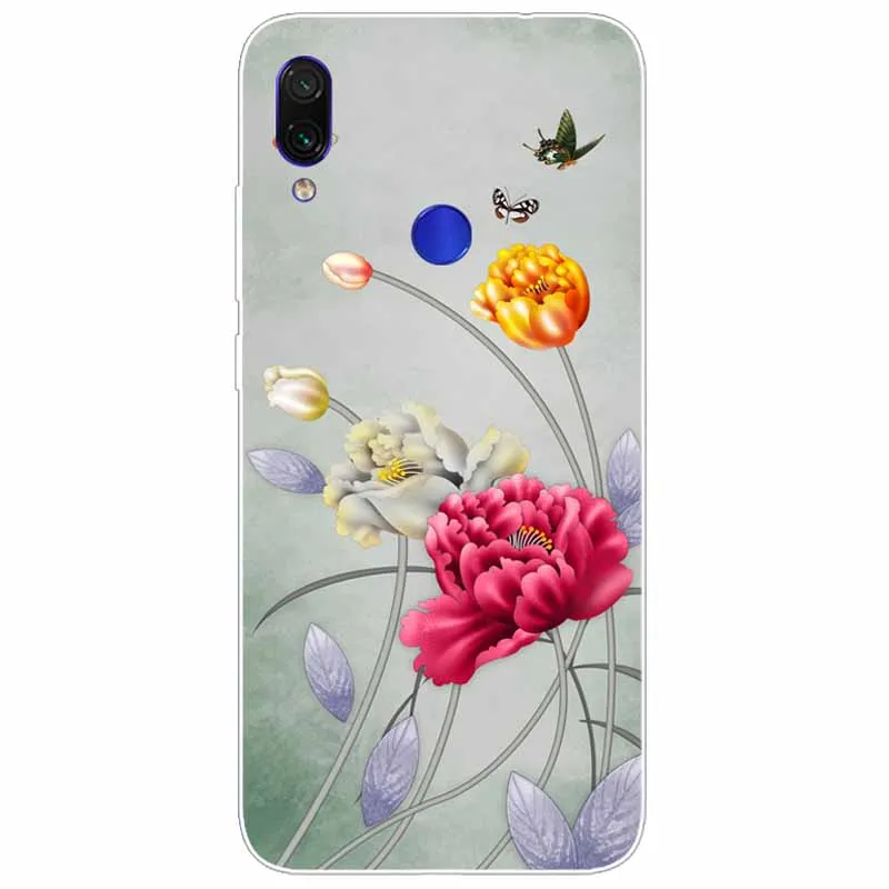 For Xiaomi Redmi Note 7 Case 6.3\'\' Soft Silicone TPU Back Cases For Xiaomi Redmi 7A 7 Note7 Cover Shockproof Funda Capa Redmi 7
