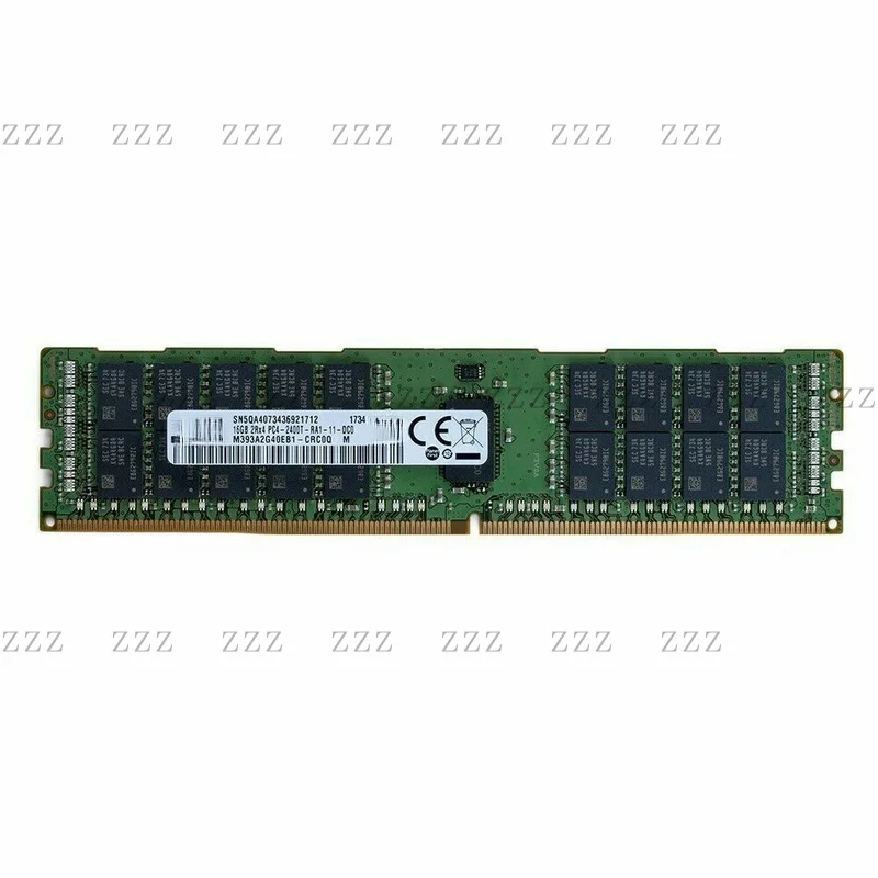 ZZ For Samsung 32GB 2x16GB DDR4 RAM DIMM 288PIN ECC Memory PC4-19200 PC4-2400T-RA1-11