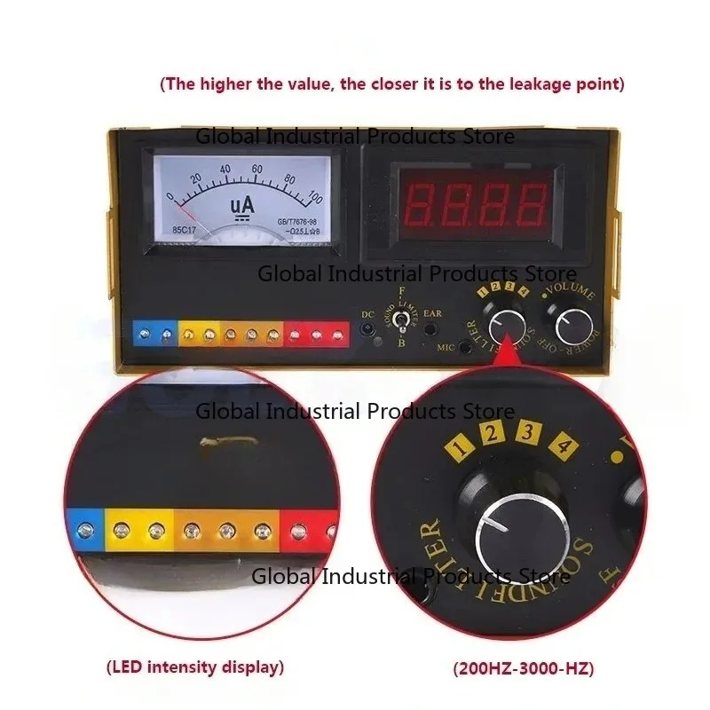 

F999K Professional Water Leak Detector Pipe Leakage Detection Instrument for Floor Heating And Water Supply Systems