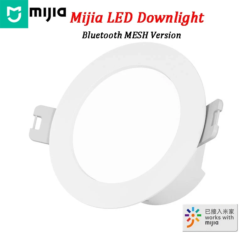 Mijia Smart Led Downlight Bluetooth Mesh Version Controlled Voice Remote Control Adjust Color Temperature Smart for Mi Home APP