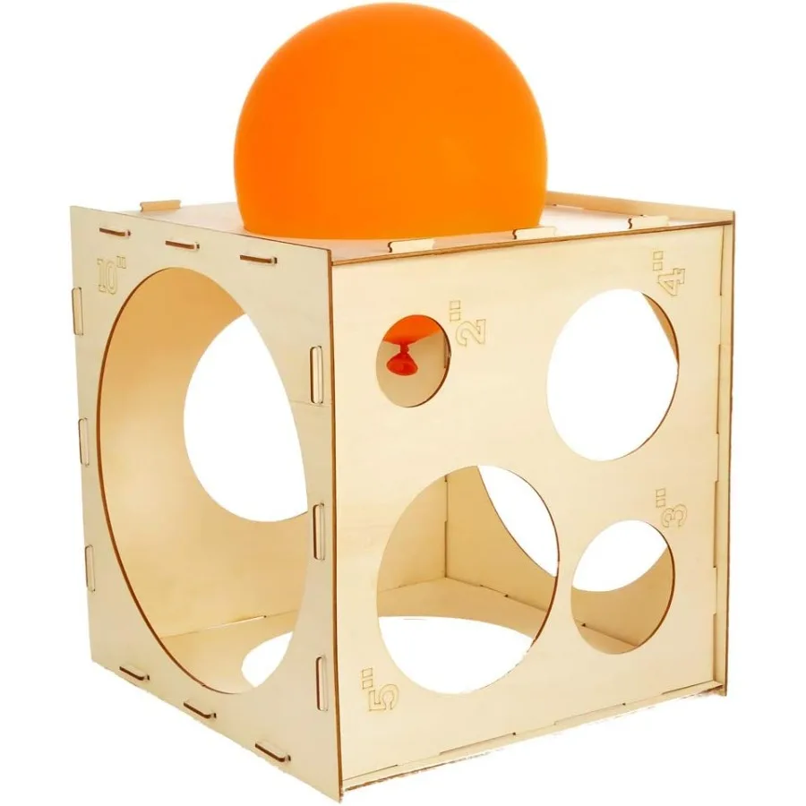 9 أحجام للطي الخشب بالون Sizer مكعب صندوق للبالونات الزينة أقواس البالونات أعمدة 210 بوصة