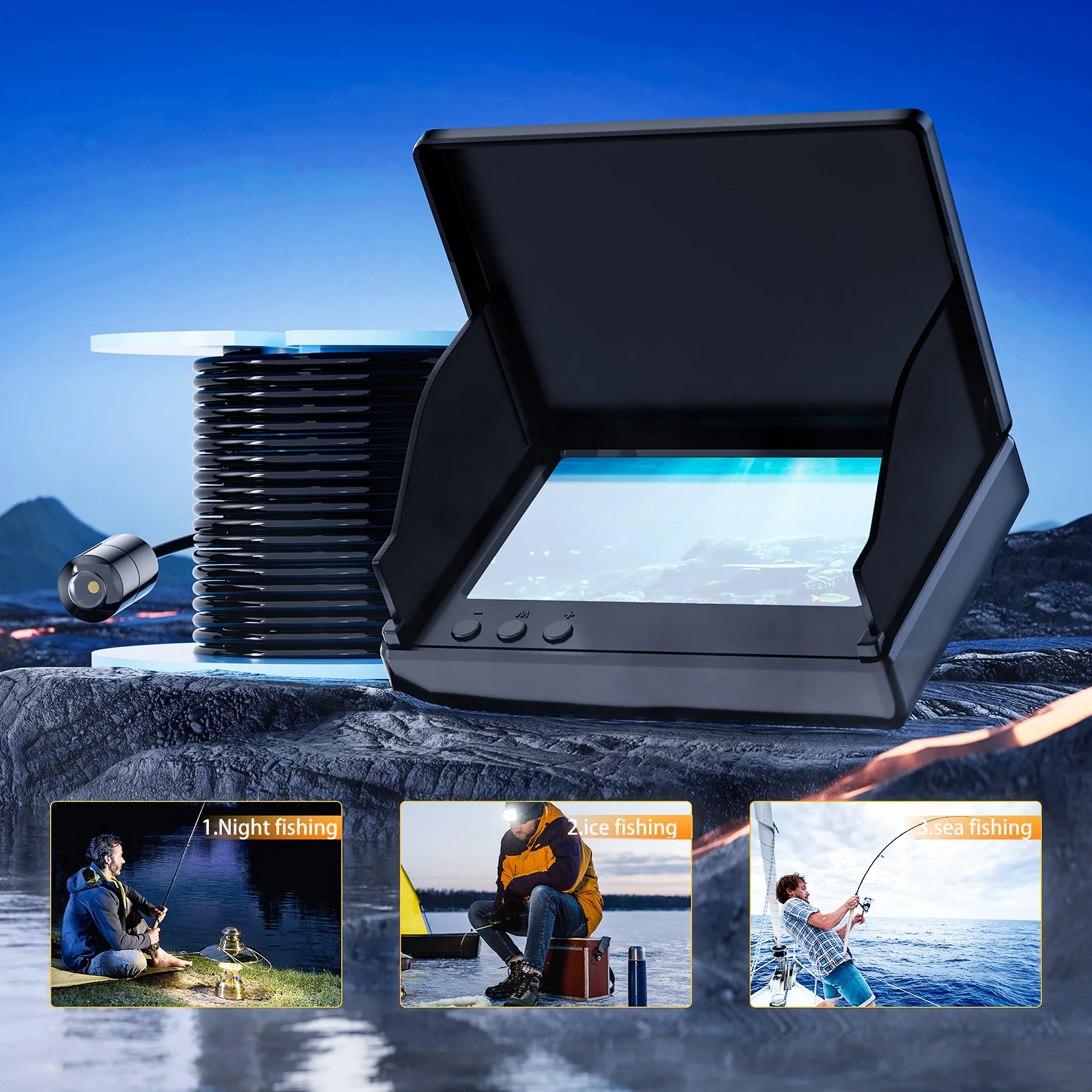 Kamera podwodna 4,3 cala do wę – Fishing Camera recenzja i cena