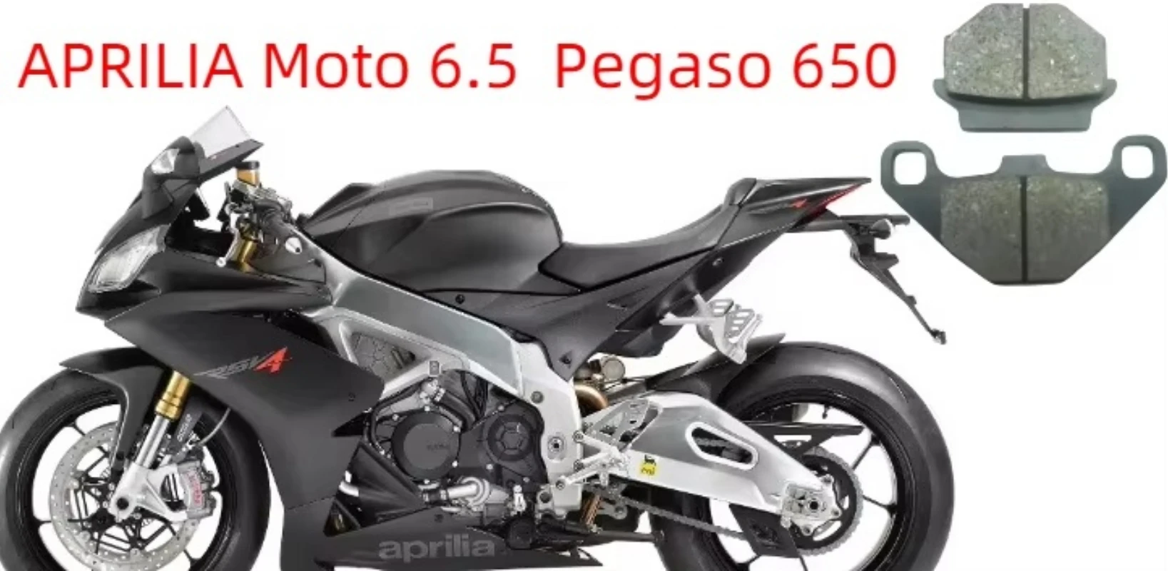 

Motorcycle front and rear brake pads suitable for APRILIA Moto 6.5 1995-2001 Pegaso 650 1997-2000 2002 Pegaso650 650CC