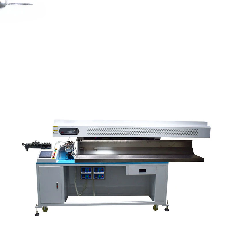 Fully automatic woven wire hot cutting machine 950 hot stripping computer wire cutting machine Nylon woven wire peeling machine