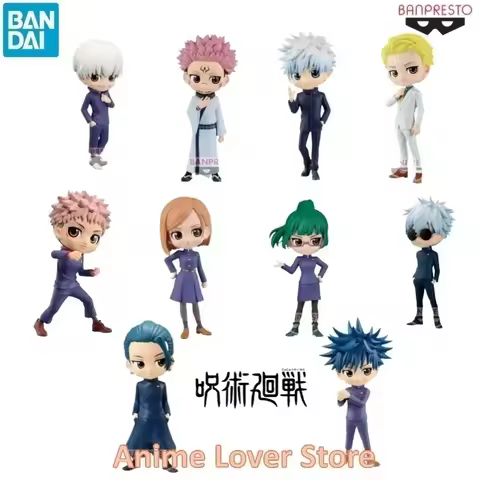 Bandai Original Q Posket Jujutsu Kaisen Itadori Yuji Satoru Gojo Geto Suguru Fushiguro Megumi Nanami Kento Anime Figures