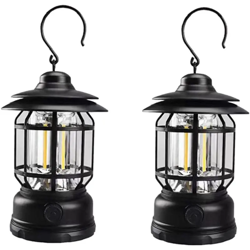 

ABMH-Уличный кемпинговый фонарь с быстрой зарядкой Type-C, декоративное освещение, зарядный фонарь для палатки, винтажный портативный кемпинговый светильник