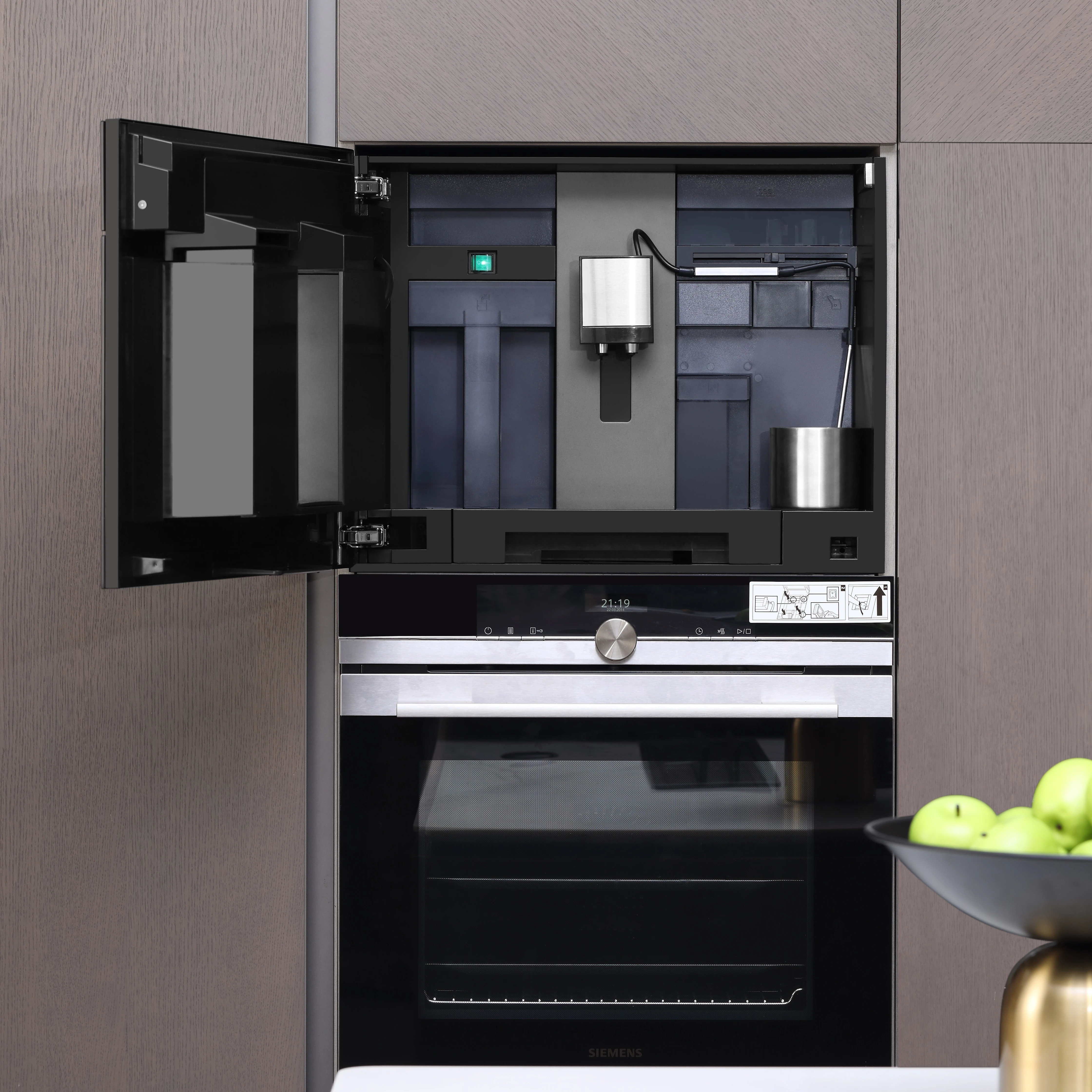 

Newest Arrival New Design Built-in Coffee Machines Screen Touch Panel Embedded Fully Automatic Coffee Making Machine