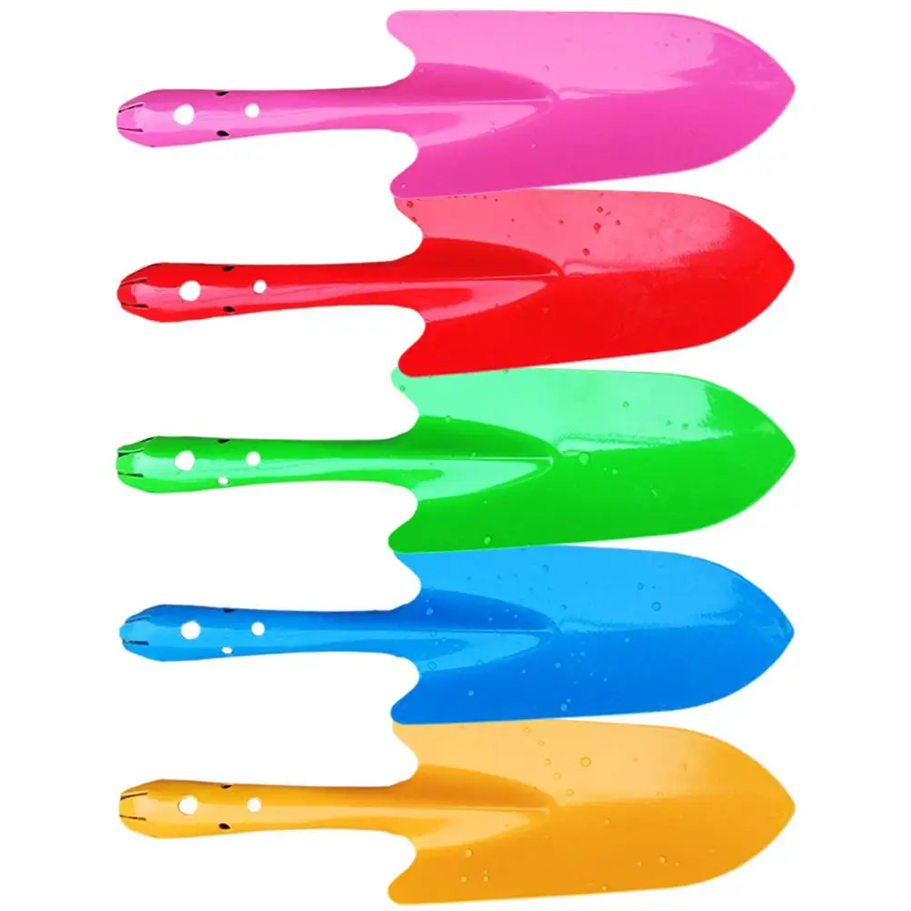 5 Pcs Gardening Tools Kids Shovels for Digging Trowel Metal Iron Portable Child