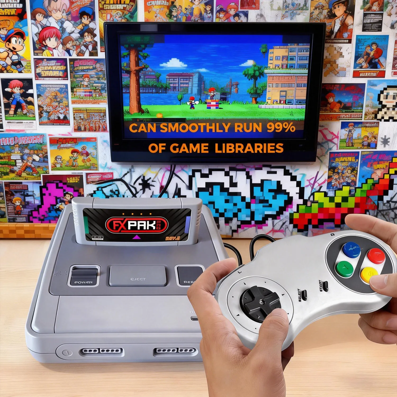 Fxpak Pro Rev.Z バージョン SNES フラッシュカード