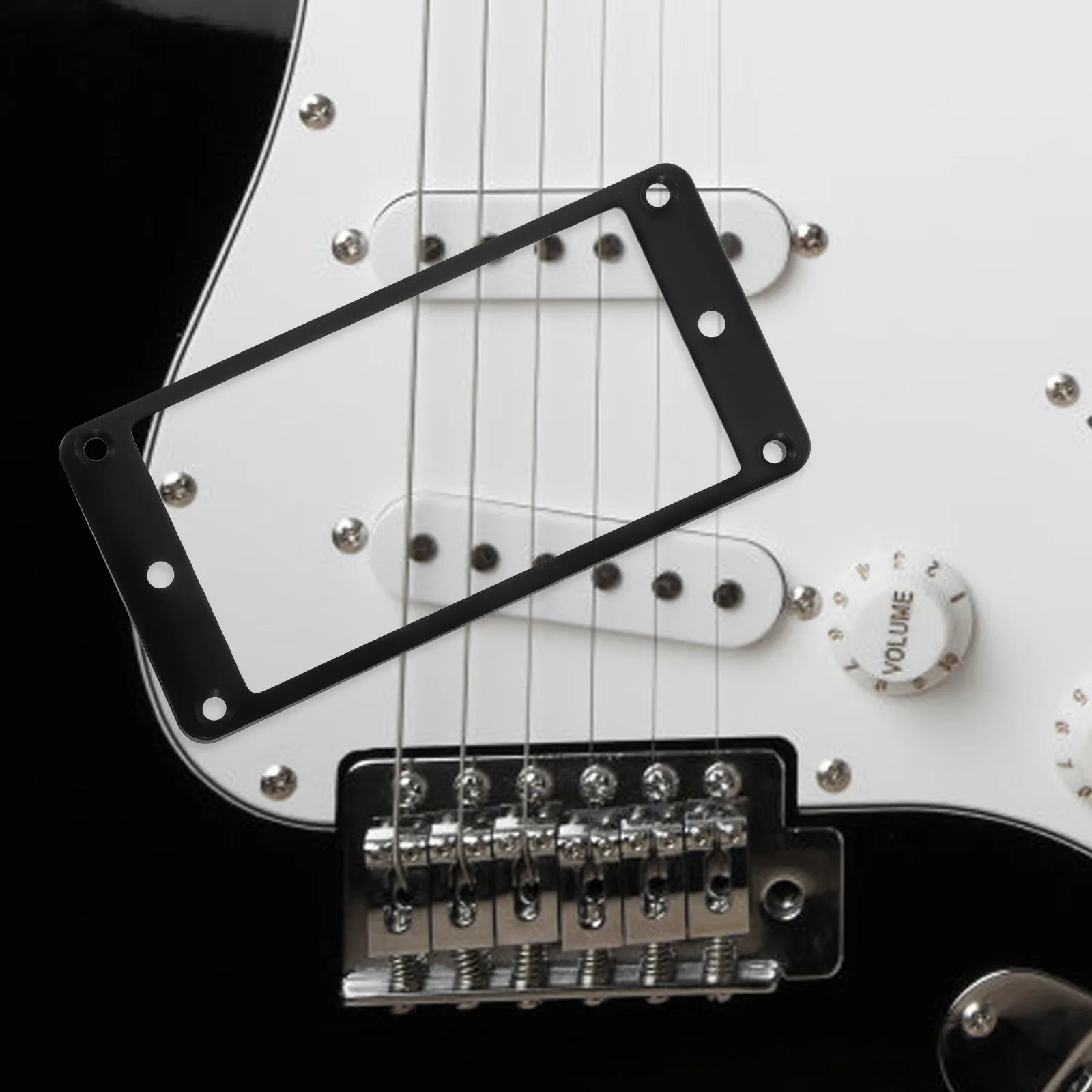 

2Pcs Pickups Outer Frame Smooth Radian Design Electric Guitar Replacement Part Pickup Protection Cover Frame Pickup Supplies