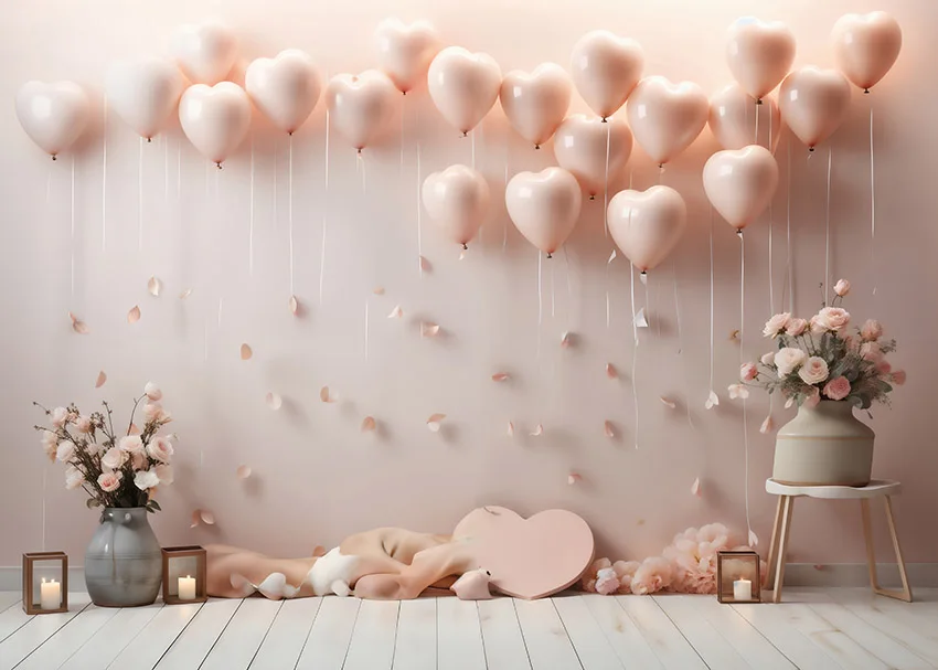 Mehomond Hochzeits reise Hintergrund Fotografie Valentinstag Ballon romantische Verlobung feier Hintergrund Blume Pailletten Dekoration Requisiten