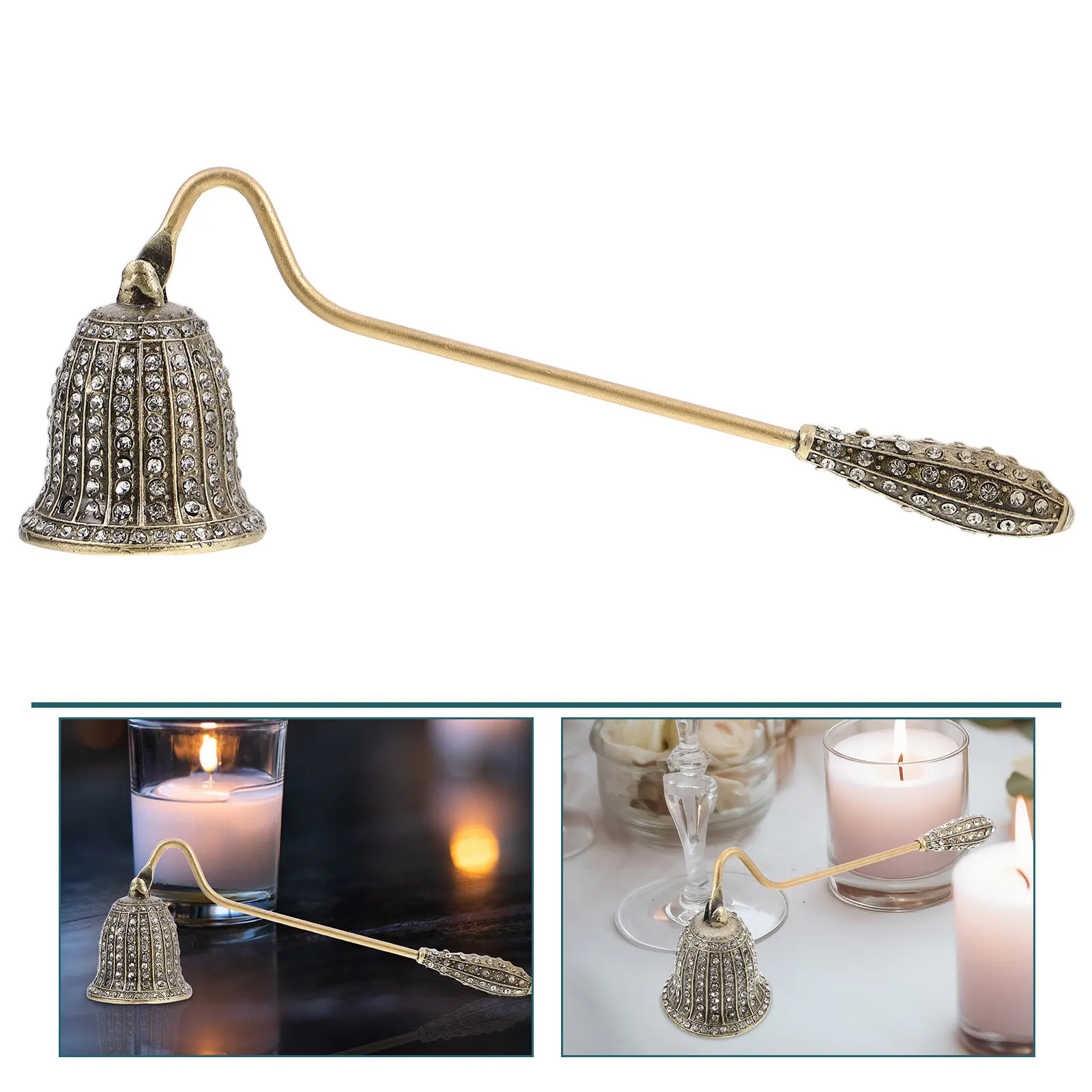 Extinguisher Home Snuffer Wick Flame Metal Handle Long Halloween Christmas Snuffer Anti Rust Anti Rust Metal Bedroom