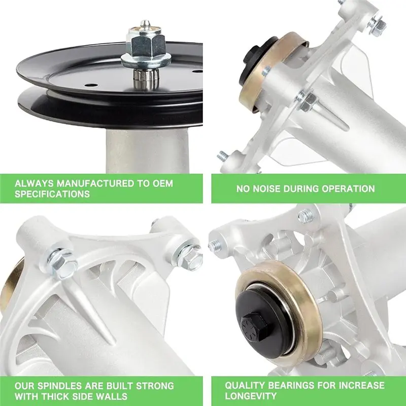 IALJ-Mower Deck Spindle Assembly(187292/192870) With Pulley- Complete Fitment For 42-And 46-Inch Models