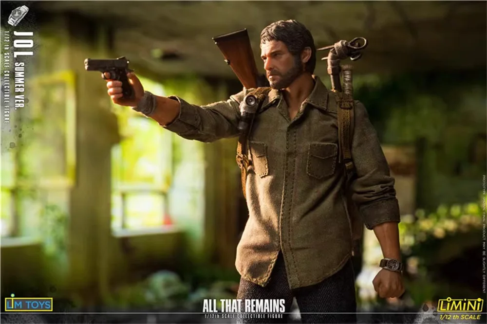 For Sale 1/12th LIMTOYS LMN004 The Lase of US. Male Soldier Action Figure Joel Full Set Moveable Action Figure About 6" Gift