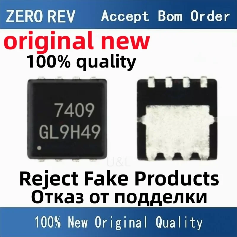 

2-10Pcs 100% New AON7409 7409 DFN-8 DFN8 MOS FET Brand new original chips ic