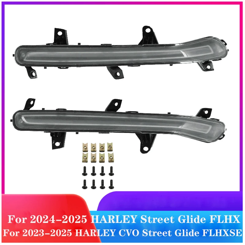 Turn Signal Batwing Fairing Light Fit For Harley CVO Street Glide 2023-2025 FLHX 2024-2025 FLHXU 2025 view 2