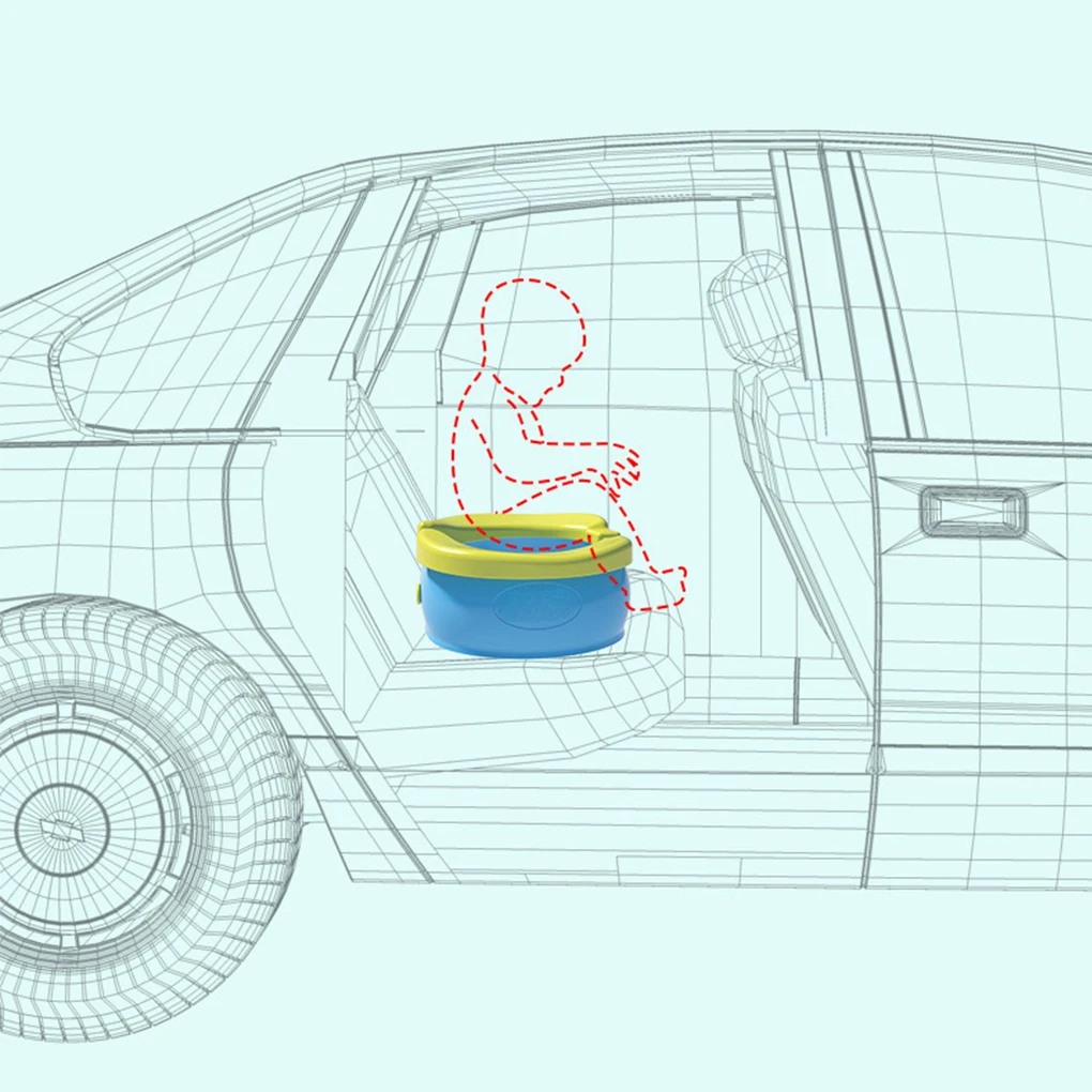 Cadeira Potty portátil para crianças, fácil de limpar e higiênico, durável e viagens