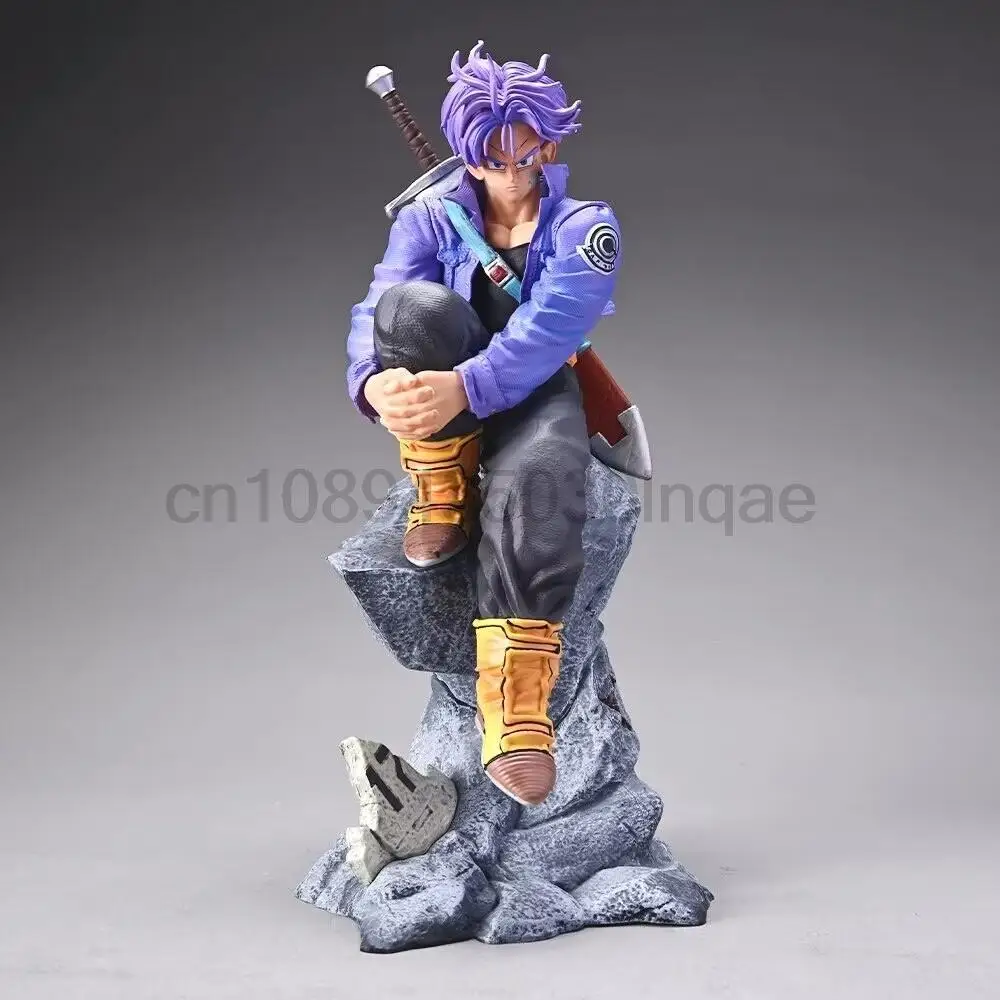 Anime Dragon Ball Z Future Trunks Action Figure Torankusu 28cm PVC Statue Collection Model Toys Room Ornament Gift For Kids