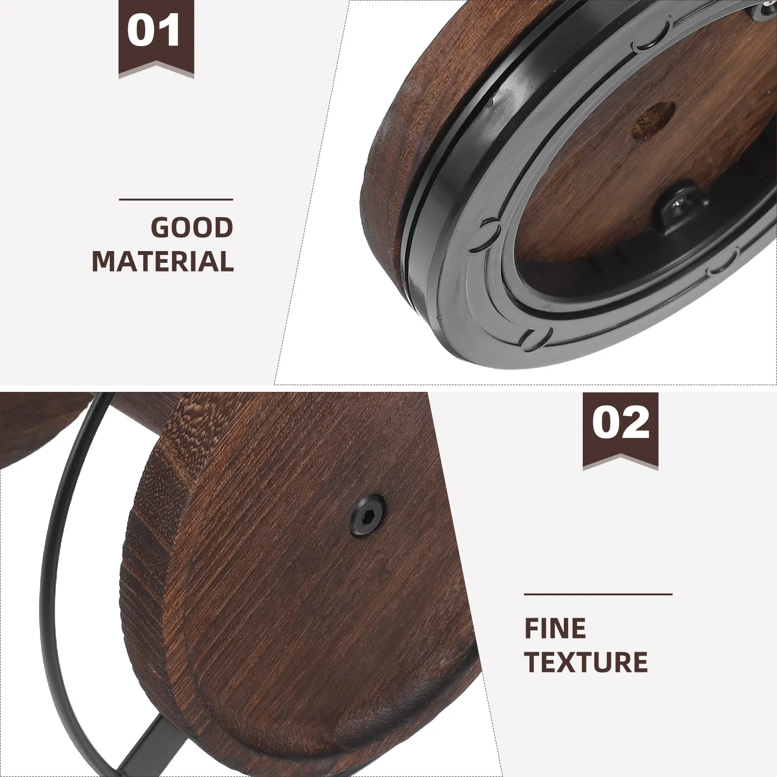 Rotatable Sunglass Organizer 360 Degree Wooden Display Rack Stable Base Tabletop Sunglasses Holder for Home Retail
