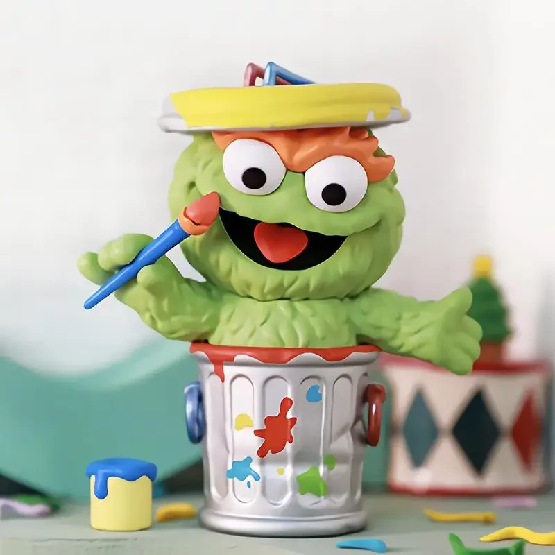 POP MART Sesame Street Party Series Scatola cieca Giocattoli Kawaii Anime Action Figure Decorazione del desktop Scatola misteriosa a sorpresa Borsa cieca