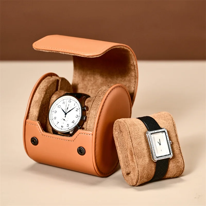 MISHITU Watch Bag 1 2 3 Slots Luxury PU Leather Watchs Roll Wrist Watch Storage Box Travel Jewelry Watch Case Gift Watch Pouch
