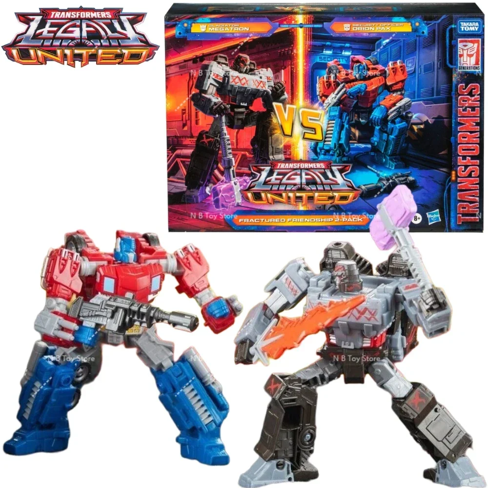 Juguetes de transformación 2024 SDCC exclusivo Heritage Joint Crack amistad Megatron Orion Pax personaje de acción modelo juguete Hobby regalo