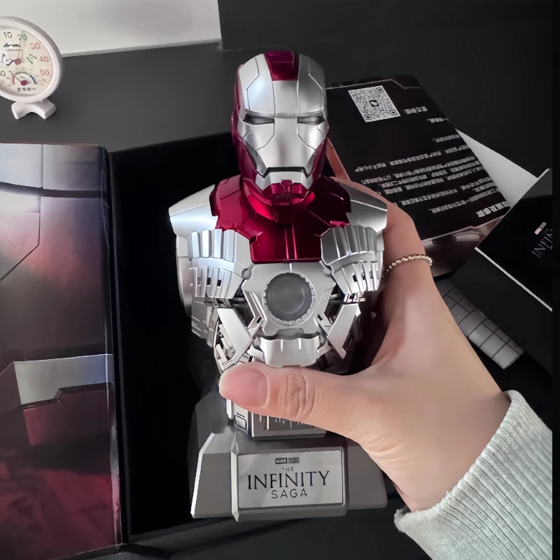 

Iron Man M5 Bust, Thor'S Hammer Bluetooth Speaker Collectible Accessories Desktop Ornaments Decorative Figurines Trendy Toy