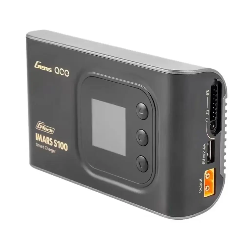

ACE iMars S100 Smart Charger 100W Single Channel Battery Charger for RC Modelers, Drones, and FPV 2-6S