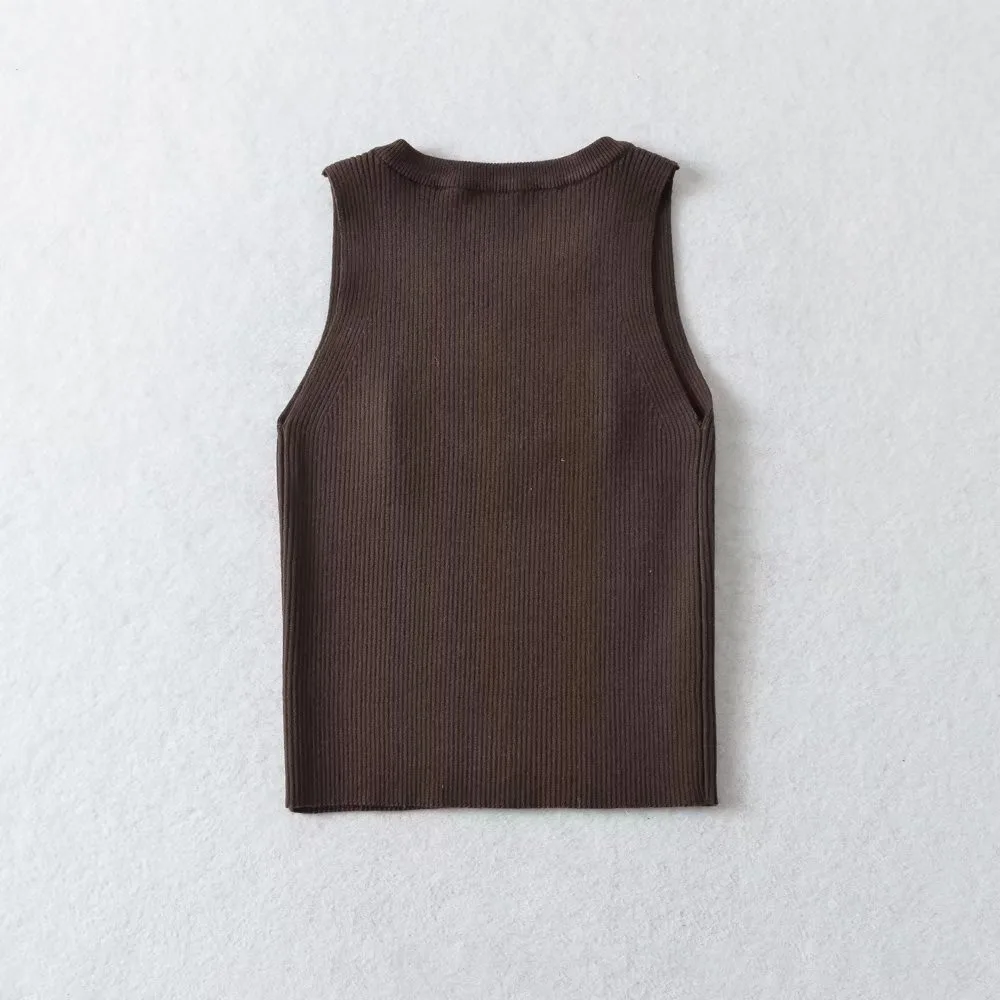 

2025 Design Slim-fit Vest Sexy Spice Girl Suspender New Slim-fit Top Women