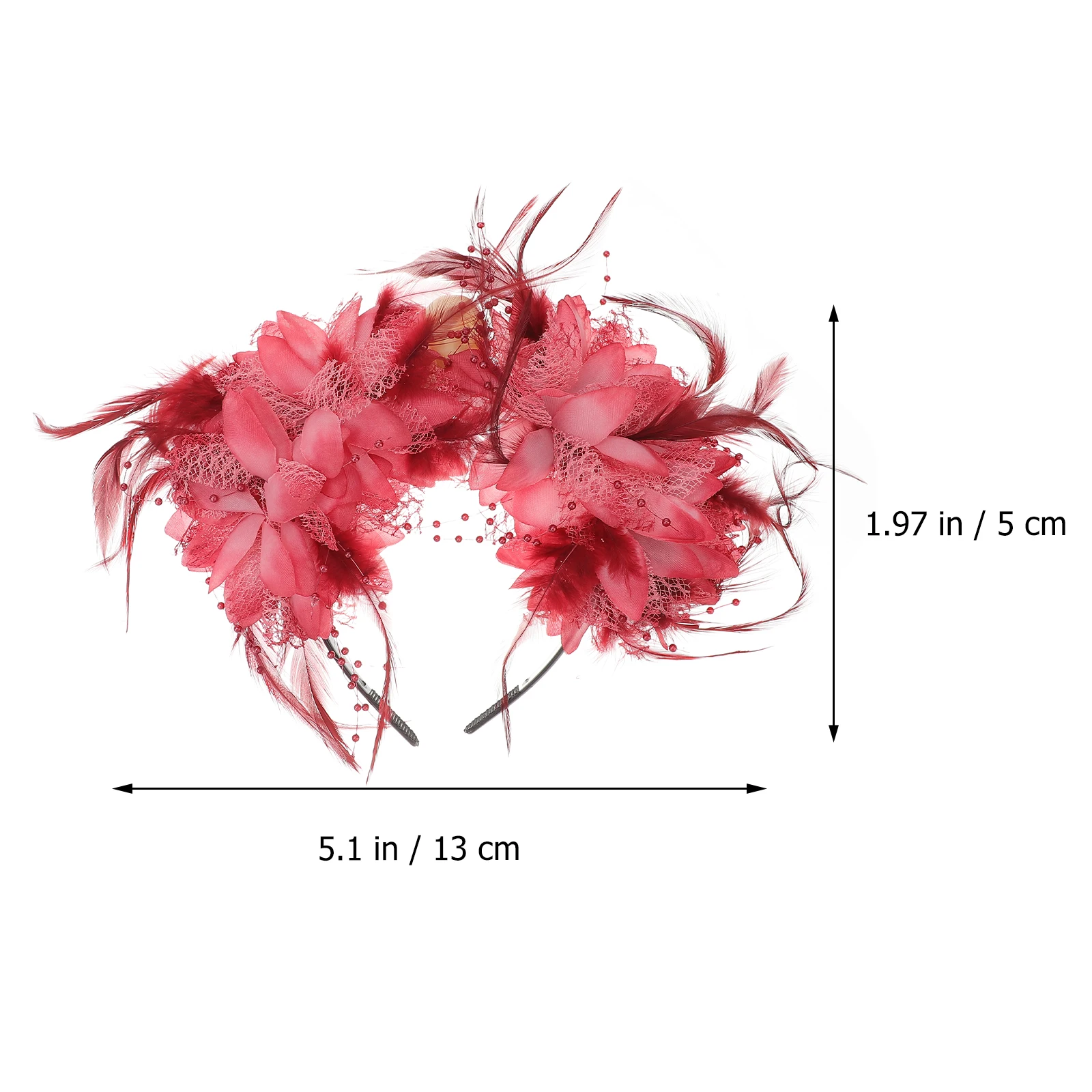 

Skull Hairband Halloween Flower Headdress Women Party Decorative Simulation Hoop Fashion Photos Cosplay Birthday