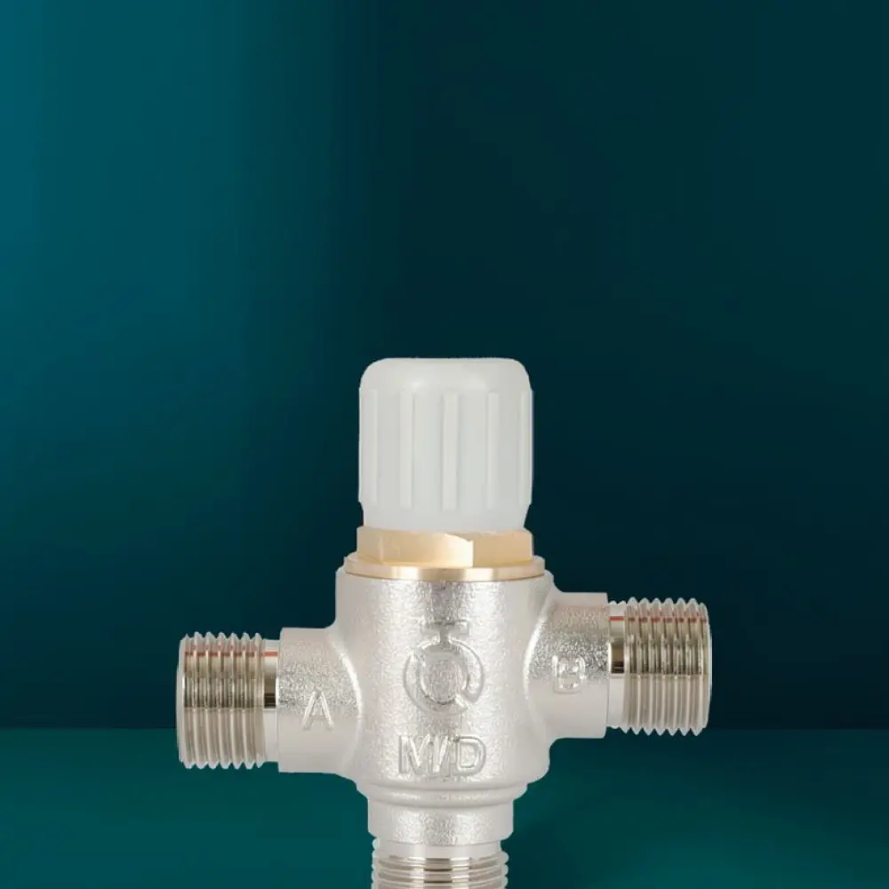 For For Baizhan Solid Brass Zero Cold Water Valve Thermostatic Pipe Accessory Solar Gas Heater Flow Control Components