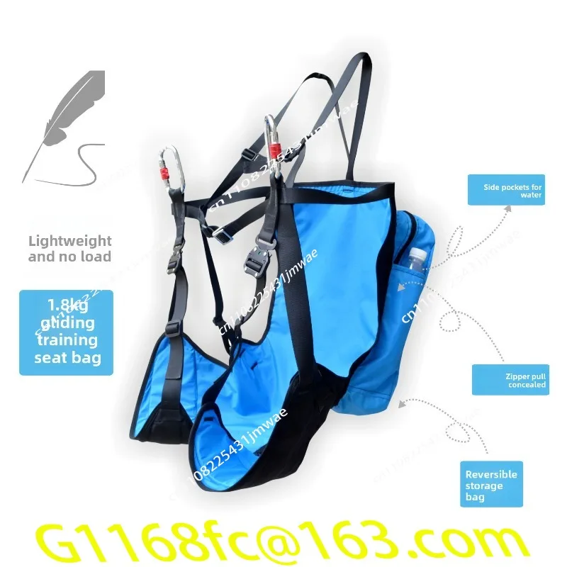 Paragliding Training, Seat Bag, Ground Combat, Paragliding, Sloping, Split Leg, Ultra Light Anti Flip Backpack
