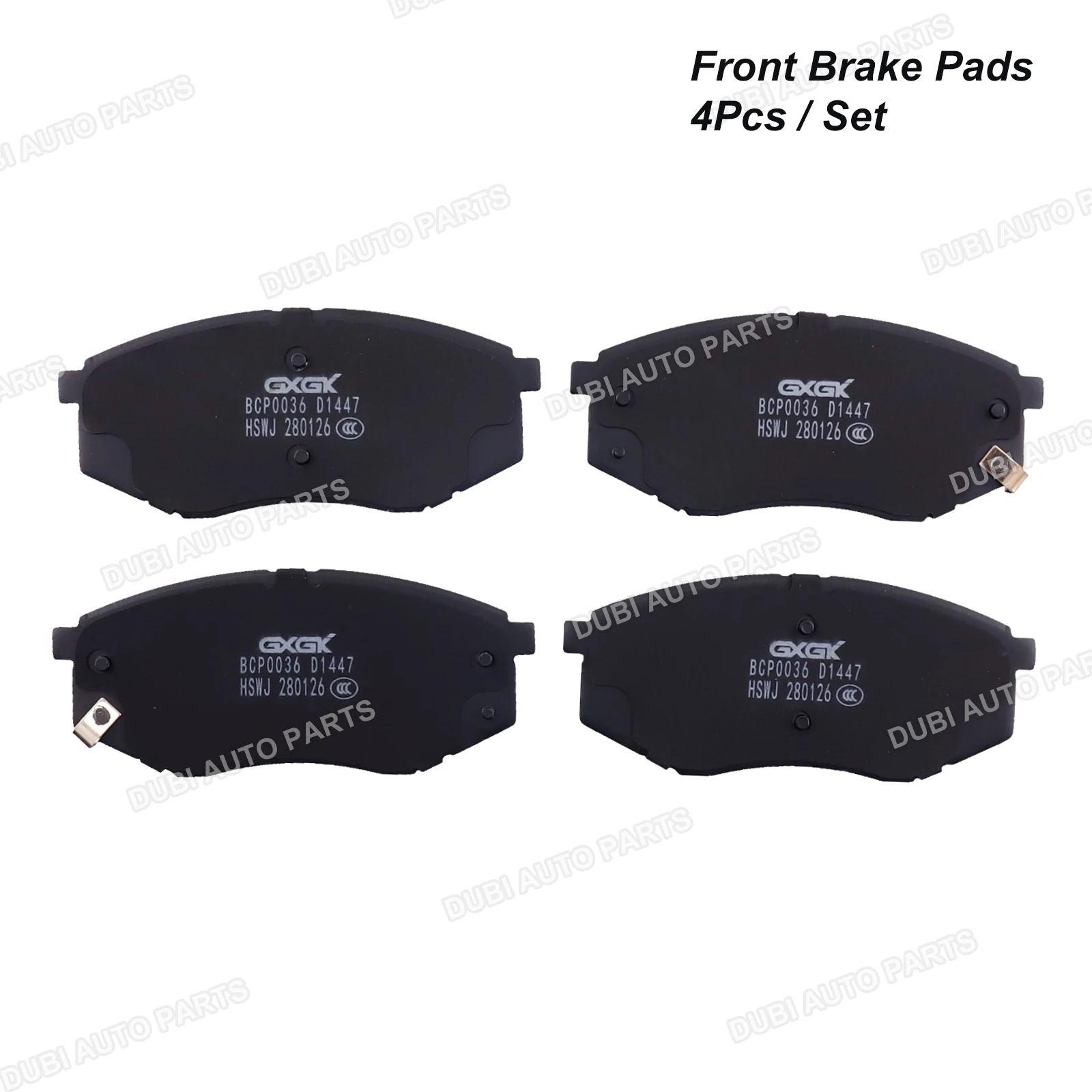 Front Brake Pads For HYUNDAI SONATA VI VII 2.0 2.4 2009-2019 ix20 MISTRA K4 JAC REFINE S5 HAWTAI SANTAFE 58101D4A00 58101B3A00