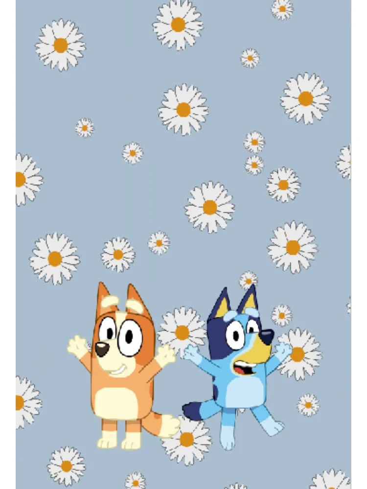 犬の写真の背景、花の背景、レジャーライフ、ライトブルーとピンク、デイジーフラワー、ビニール220x150cm、5x7ft