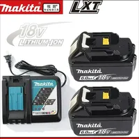 Genuine/Original Makita 18v battery bl1850b BL1850 bl1860 bl 1860 bl1830 bl1815 bl1840 LXT400 6.0Ah for makita 18v tools drill