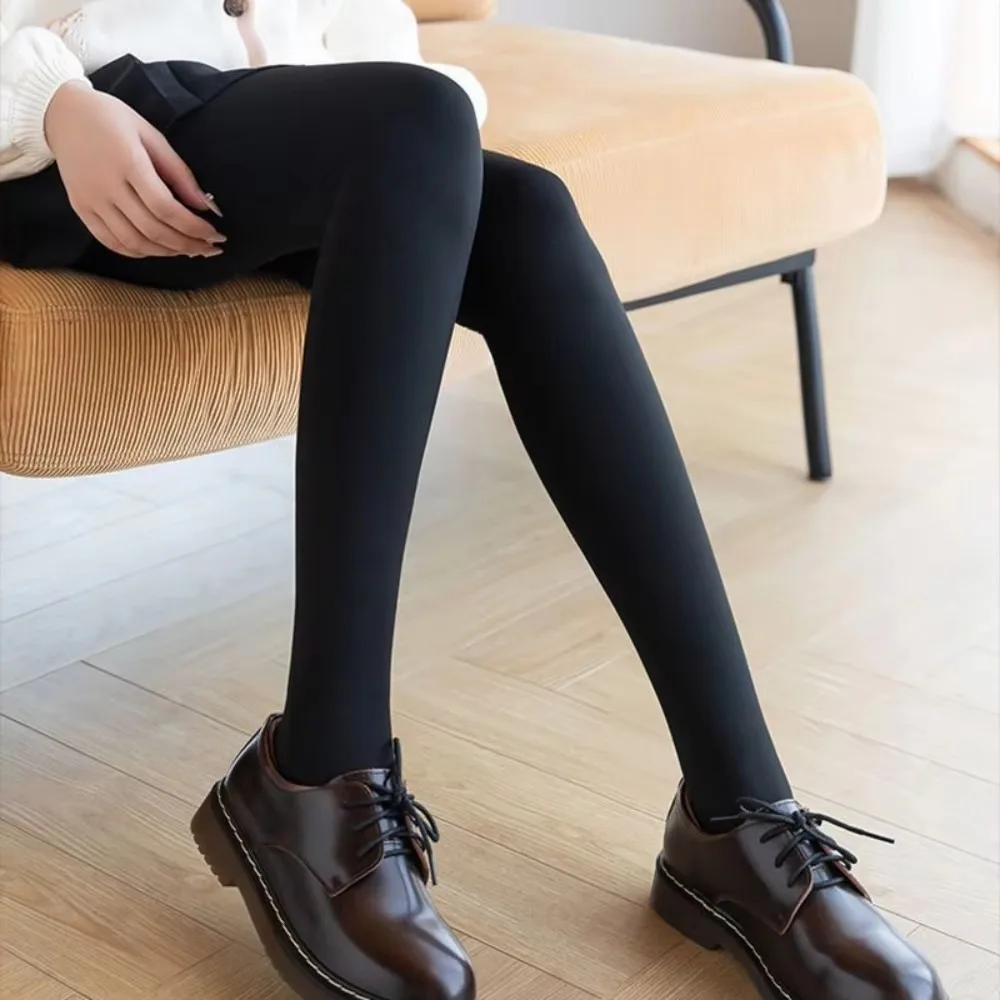 New Velvet Knee-high Socks with Silicone Pad Thick Over Knee Sock Keep Warm Anti Slip Long Tight Socks Fall Winter