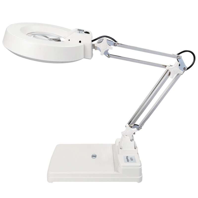 

"ZQ-86CY 30X Magnifying Lamp - LED Illuminated Workstation for Repair/Welding/Inspection"