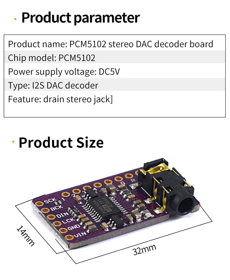 Schnittstelle I2S PCM5102A DAC Decoder GY-PCM5102 I2S Player Modul Für Raspberry Pi pHAT Format Board Digitale PCM5102 Audio Board