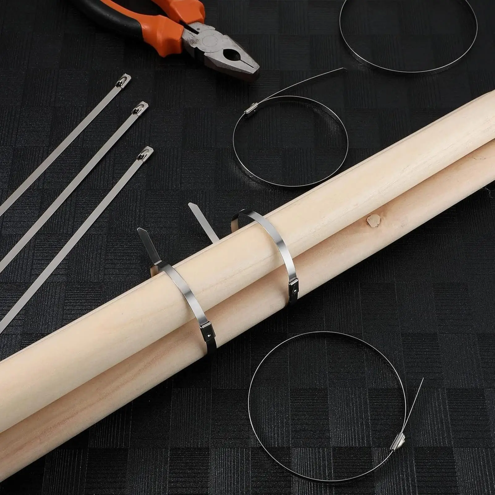 Heavy Duty Zip Ties For Outdoor Use Heavy Duty 100 Pieces Stainless Zip Ties Electrical Cord Management For Agricultural Patio