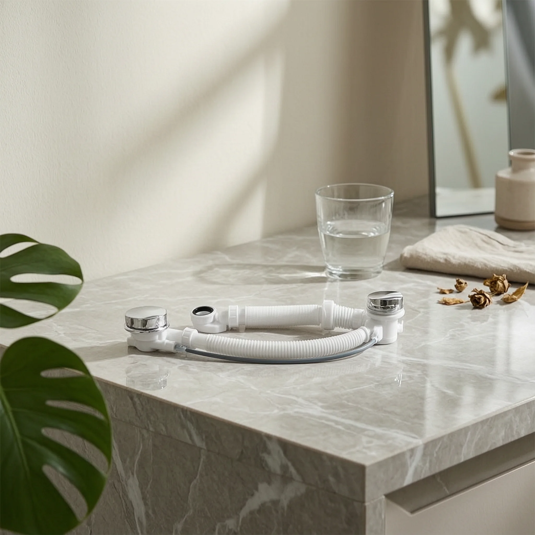 Bathtub Drain with Overflow Flexible Lift-up Bath Waste Tapón De Bañera Rotary Plumbing Universal for Plumbers