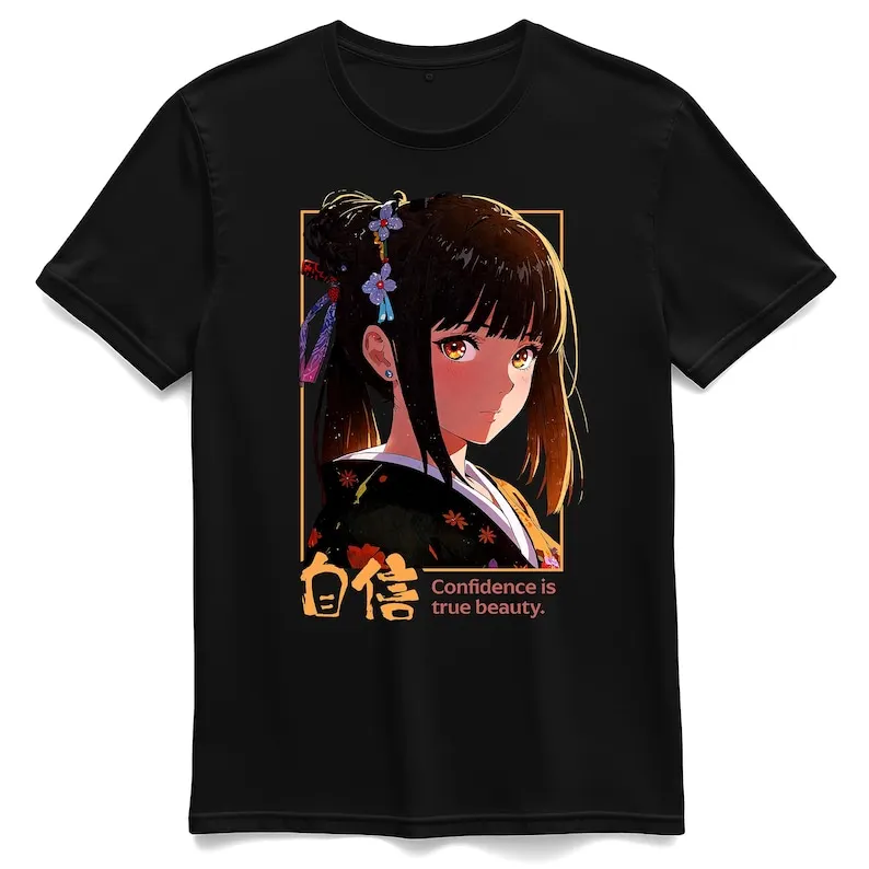 

Beautiful Anime Girl, Anime Shirt, Samurai Tshirt, Motivational T-shirt - You Are A Beautiful Soul