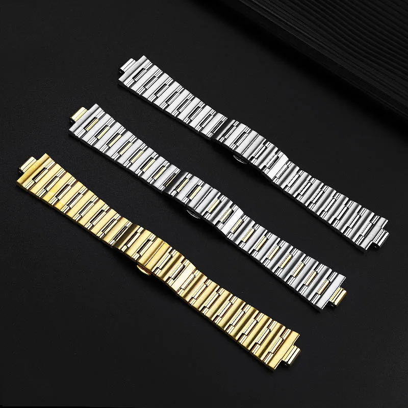 Raised stainless steel bracelet for Versace GRECA series steel VE7G00123/223 stainless steel watch strap men's wristbands