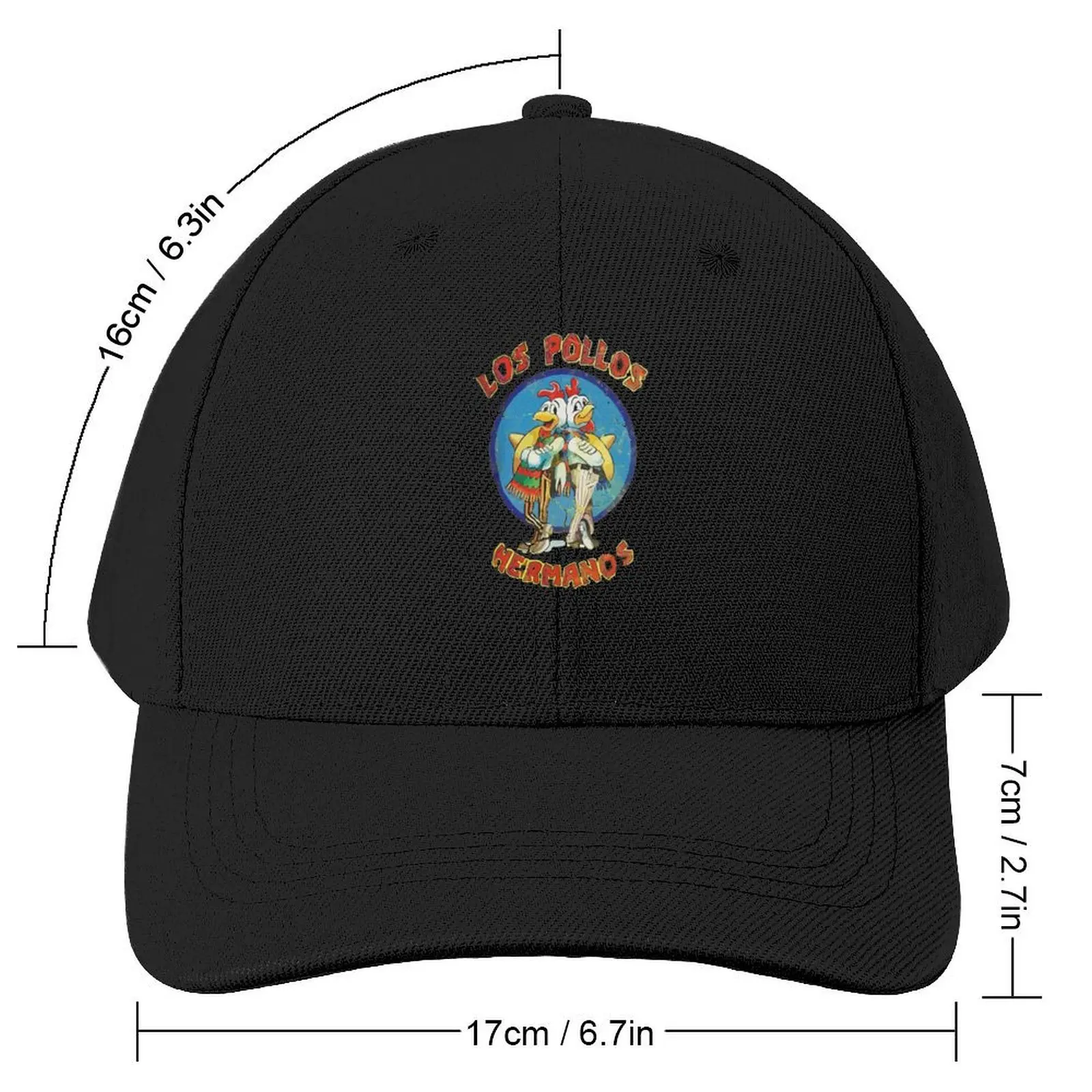 Los Pollos Hermanos Baseball Cap derby hat Hat Man Luxury Trucker Hats For Men Women's