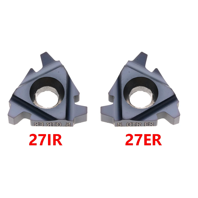 Imagem -03 - Beyond 27er 6.0tr 7.0 8.0 tr Iso 27ir Q55 Q60 4.5un 4.5 un Carboneto Insere 27 mm Grande Threading Lathe Cutter 27 er ir tr